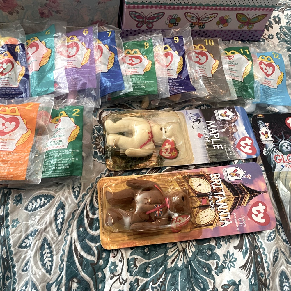 1993 McDonald TY Beanie Babies all New with ERRORS included set of 14